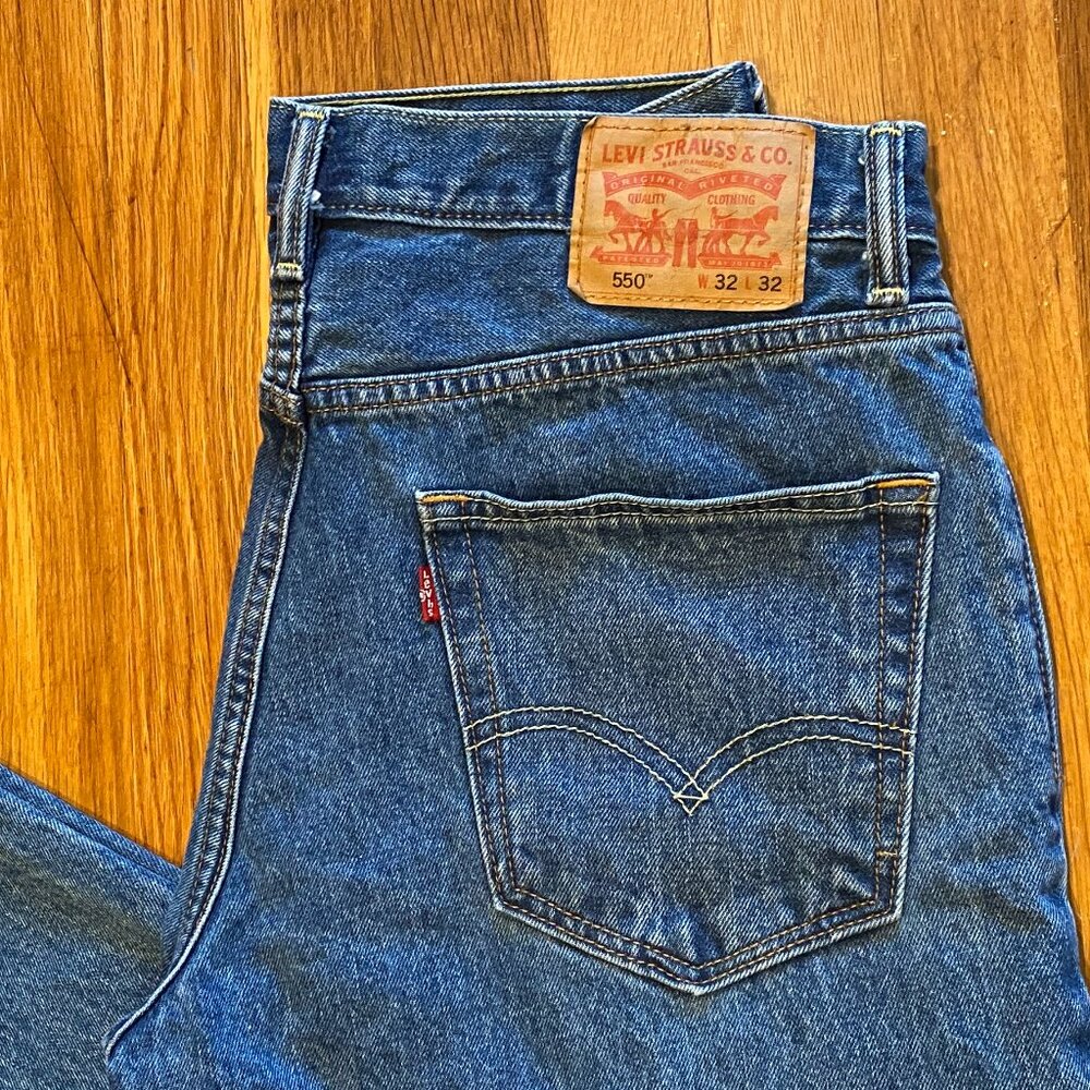 Men's Levi's 550 Relaxed Fit Jeans Size 32/32